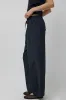 Mijeong Park Drawstring Wide Leg Pants in Navy sold by No. 6