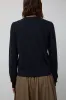 Mijeong Park Cotton Blend Cardigan in Navy sold by No. 6
