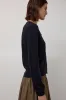 Mijeong Park Cotton Blend Cardigan in Navy sold by No. 6