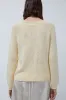 Mijeong Park Boat Neck Sweater in Light Yellow sold by No. 6