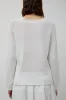 Mijeong Park Boat Neck Sweater in White sold by No. 6