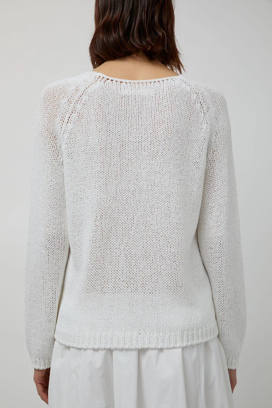 Mijeong Park Boat Neck Sweater in White sold by No. 6 product image thumbnail 5