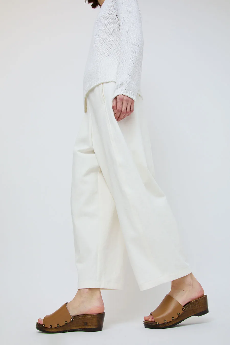 No.6 Leah Clog on Mid Wedge in Khaki on Cocoa Base sold by No. 6 product image thumbnail 3