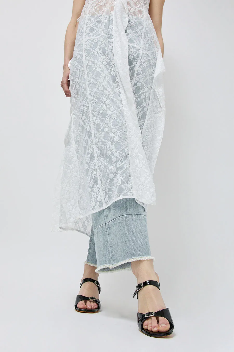 Maryam Nassir Una Sandal in Black Patent sold by No. 6 product image thumbnail 2