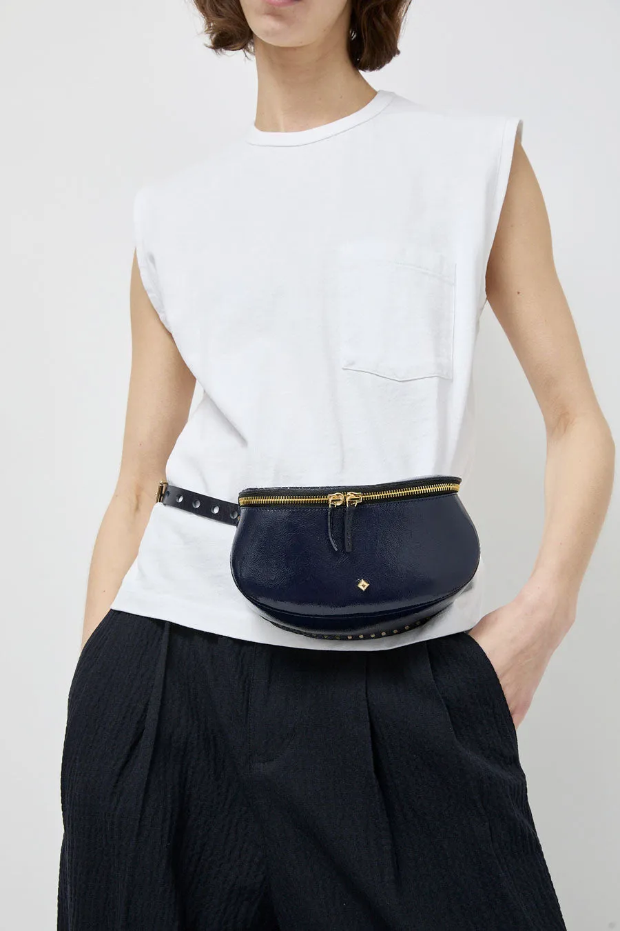 Herbert Frere Soeur La Lili Crispy Bag in Marine and Crispy Marine sold by No. 6 product image thumbnail 2