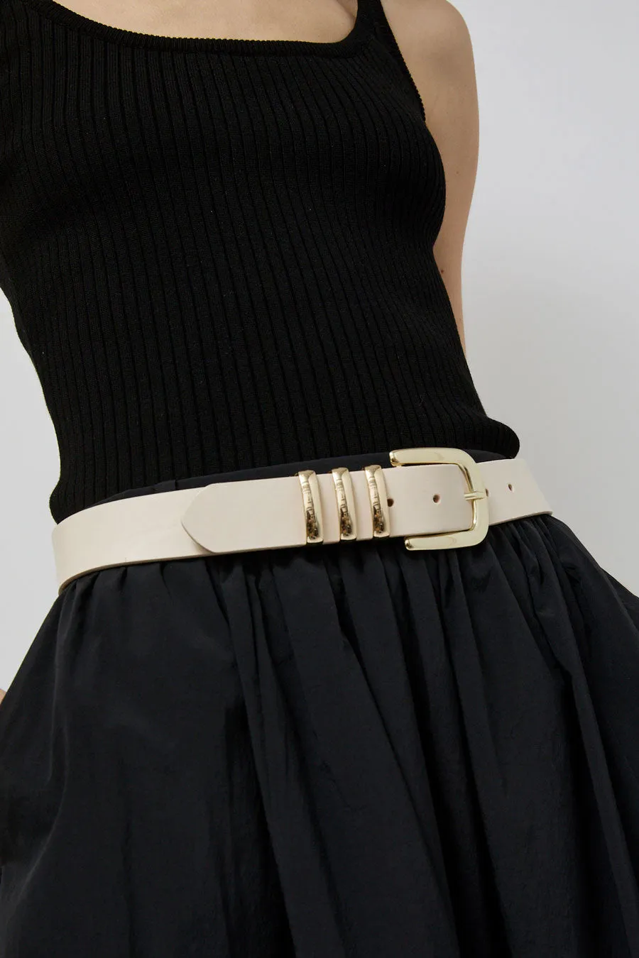 Herbert Frere Soeur La Alma Belt in Crema sold by No. 6 product image thumbnail 3