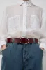 Herbert Frere Soeur La Paname Crispy Belt in Crispy Rouille sold by No. 6
