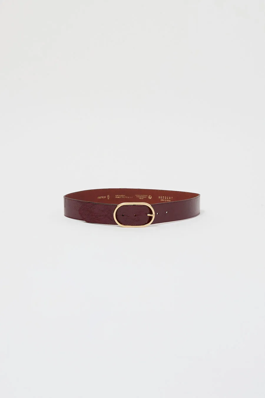 Herbert Frere Soeur La Paname Crispy Belt in Crispy Rouille sold by No. 6