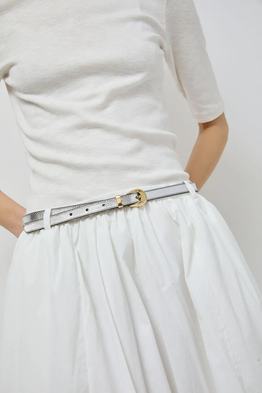 Herbert Frere Soeur La Chatelaine Laminato Belt in Laminato Argent sold by No. 6