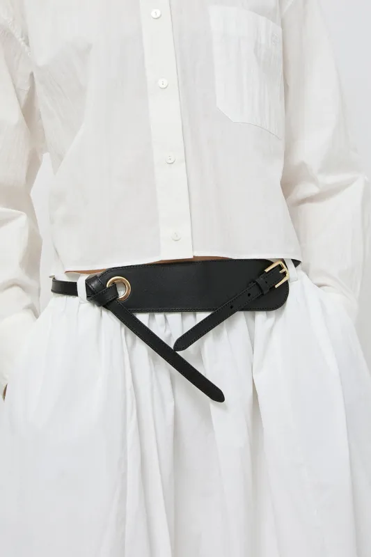 Herbert Frere Soeur La Luz Belt in Noir made by No. 6