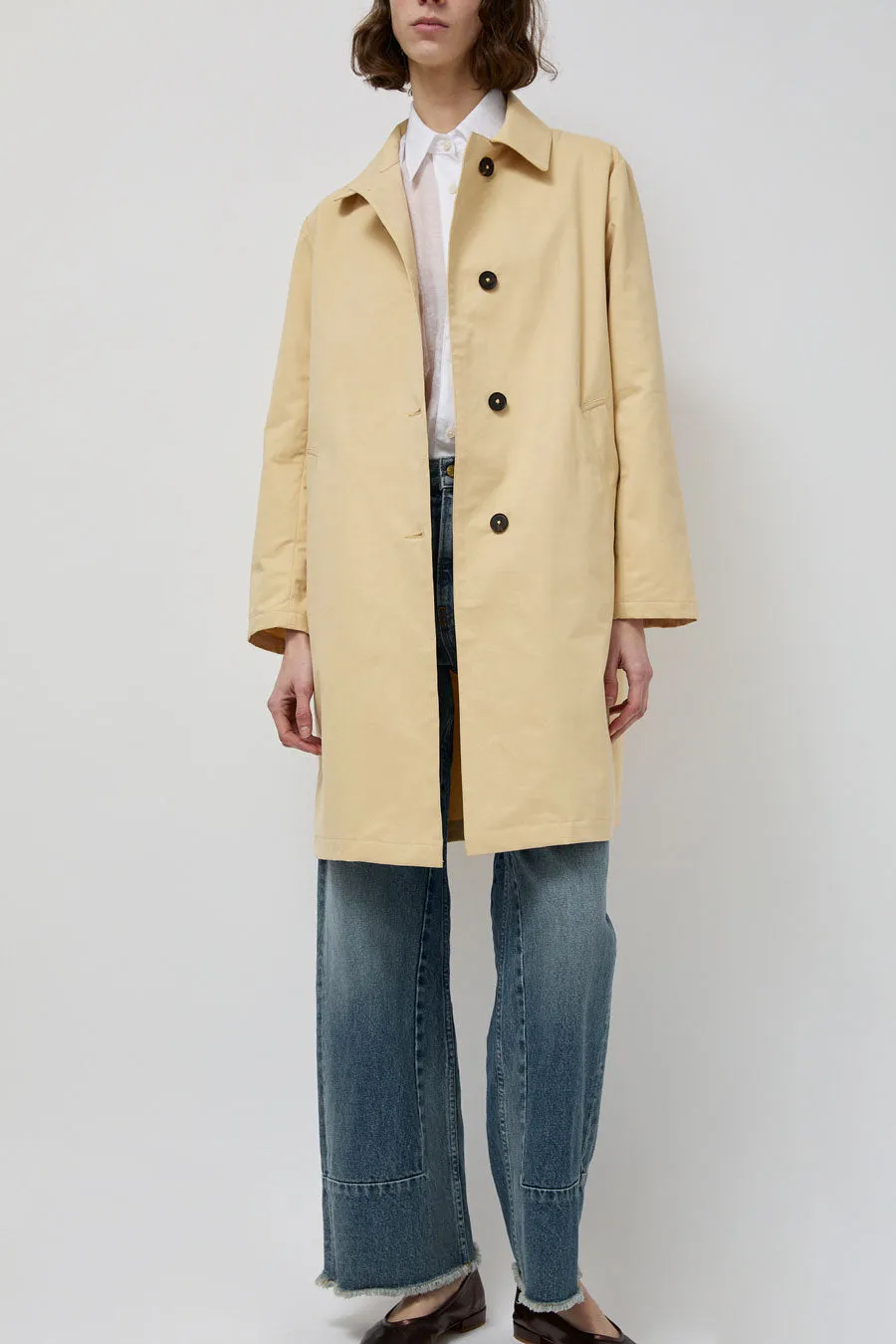 M Patmos Sylvie MacKintosh Coat in Stone sold by No. 6 product image thumbnail 4