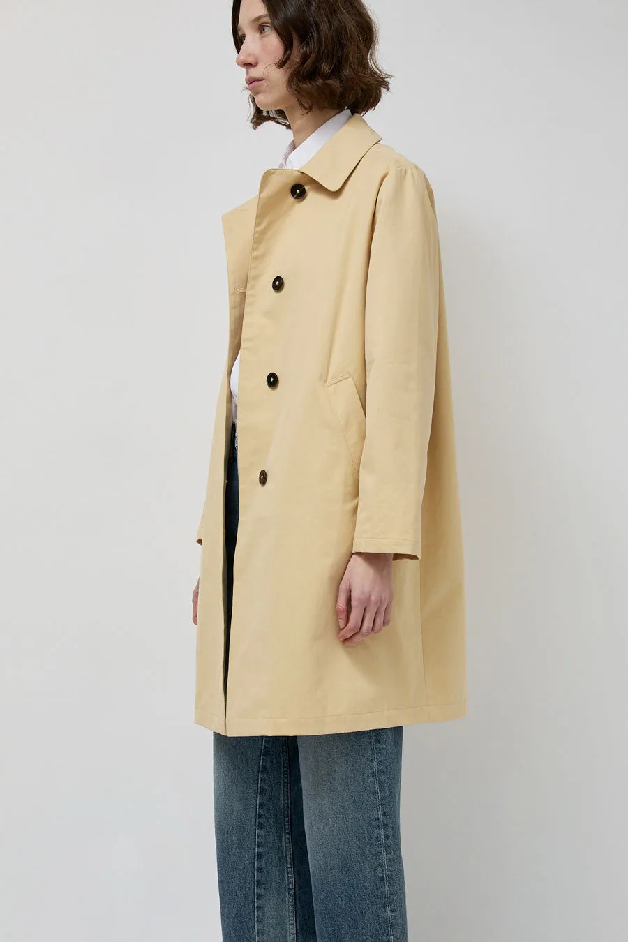 M Patmos Sylvie MacKintosh Coat in Stone sold by No. 6 product image thumbnail 3
