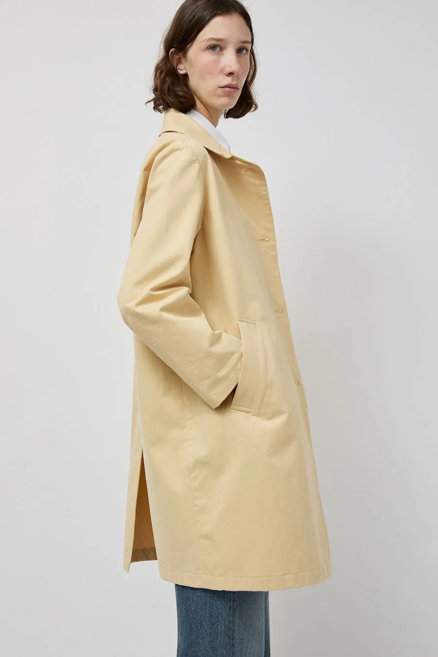 M Patmos Sylvie MacKintosh Coat in Stone sold by No. 6 product image thumbnail 5