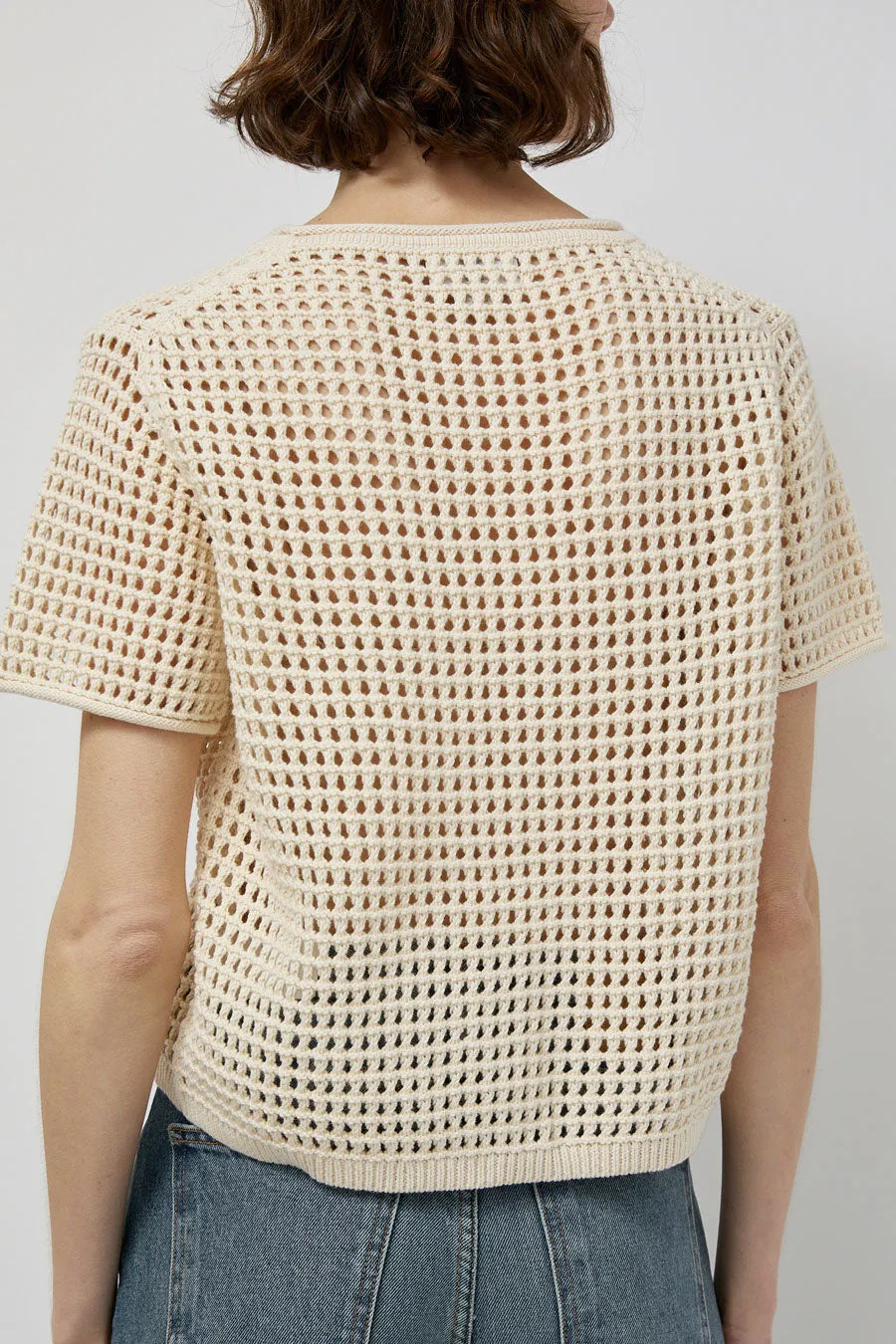 M Patmos Riis Mesh Tee in Ivory sold by No. 6 product image thumbnail 5