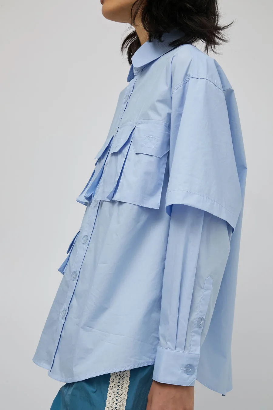 KkCo Sprint Button Up in Sky sold by No. 6 product image thumbnail 2