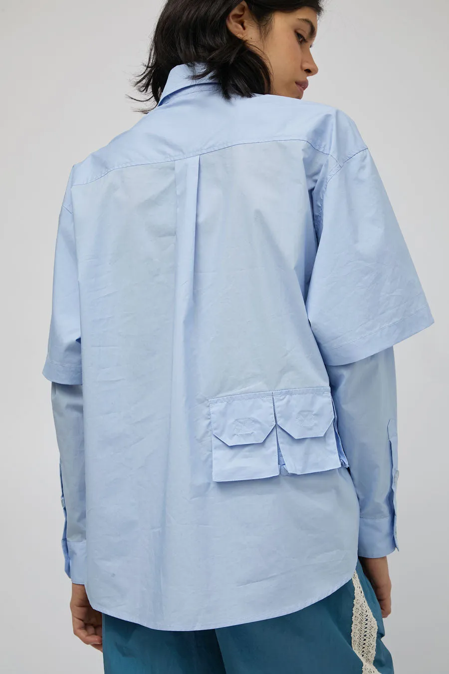 KkCo Sprint Button Up in Sky sold by No. 6 product image thumbnail 4