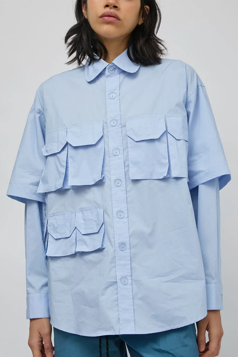 KkCo Sprint Button Up in Sky sold by No. 6 product image thumbnail 3