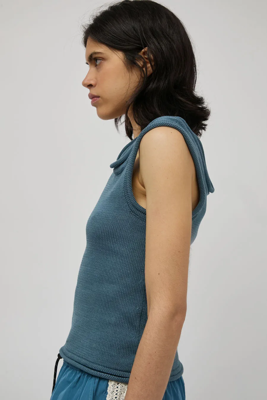 KkCo Slash Vest in Slate Blue sold by No. 6 product image thumbnail 4