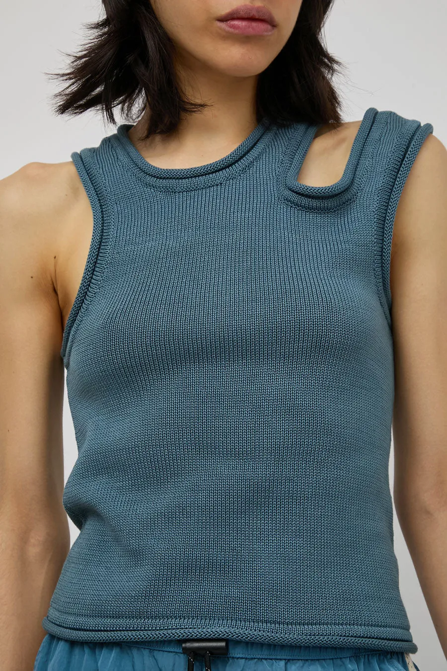 KkCo Slash Vest in Slate Blue sold by No. 6 product image thumbnail 3