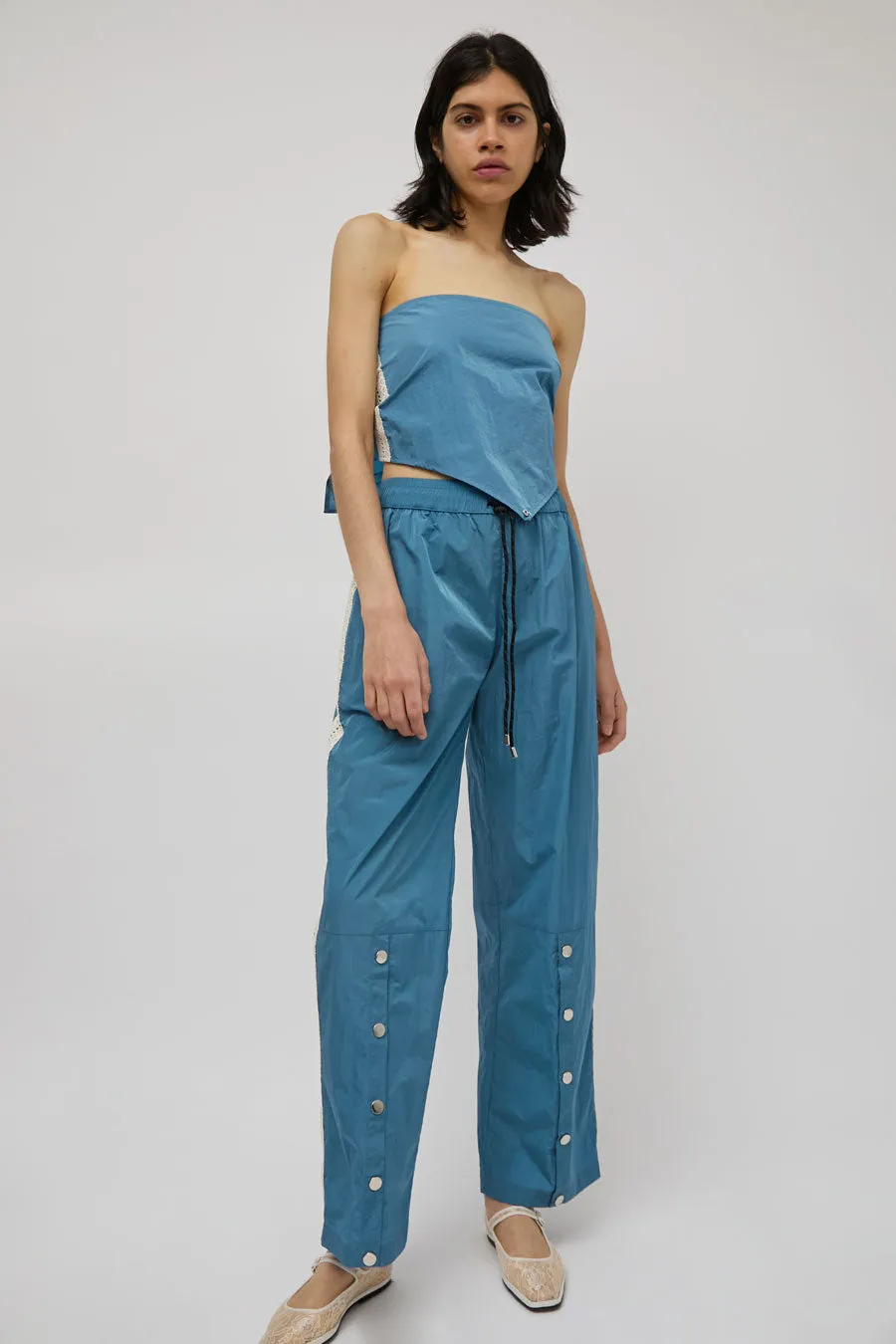 KkCo Split Track Pant in Lake sold by No. 6