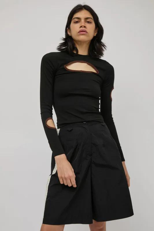 KkCo Scoria Track Short in Black sold by No. 6