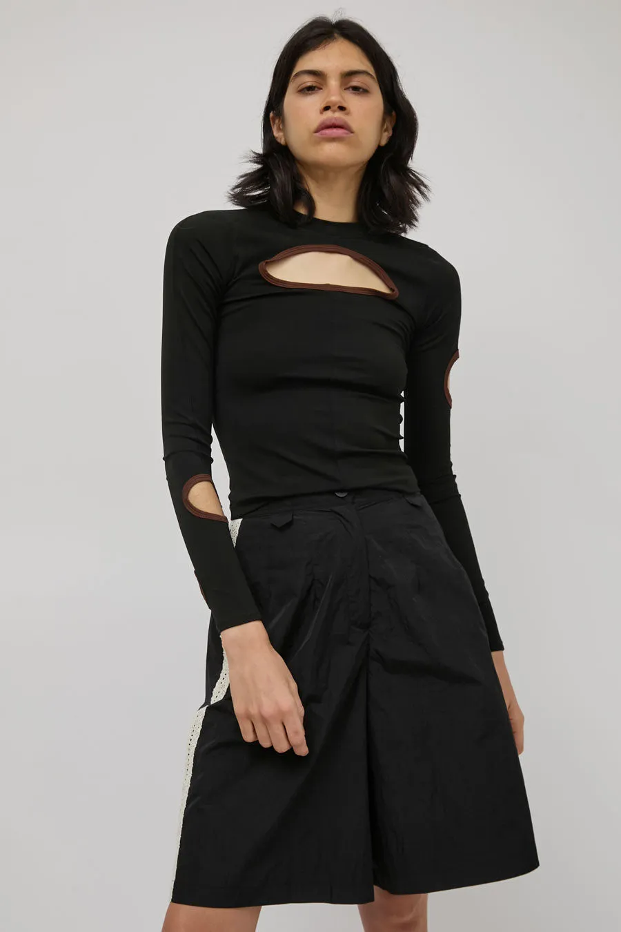 KkCo Scoria Track Short in Black sold by No. 6