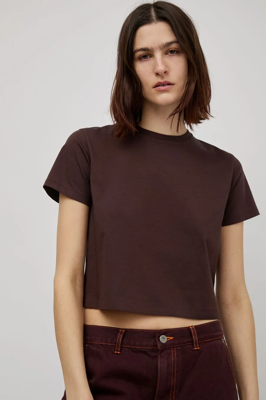 Sayaka Davis Compact Tee in Brown sold by No. 6