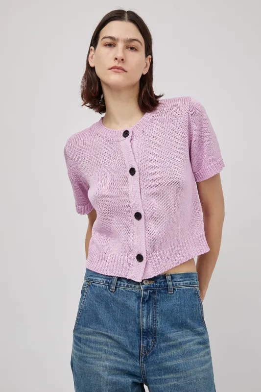 Sayaka Davis Cardigan Pullover in Orchid sold by No. 6