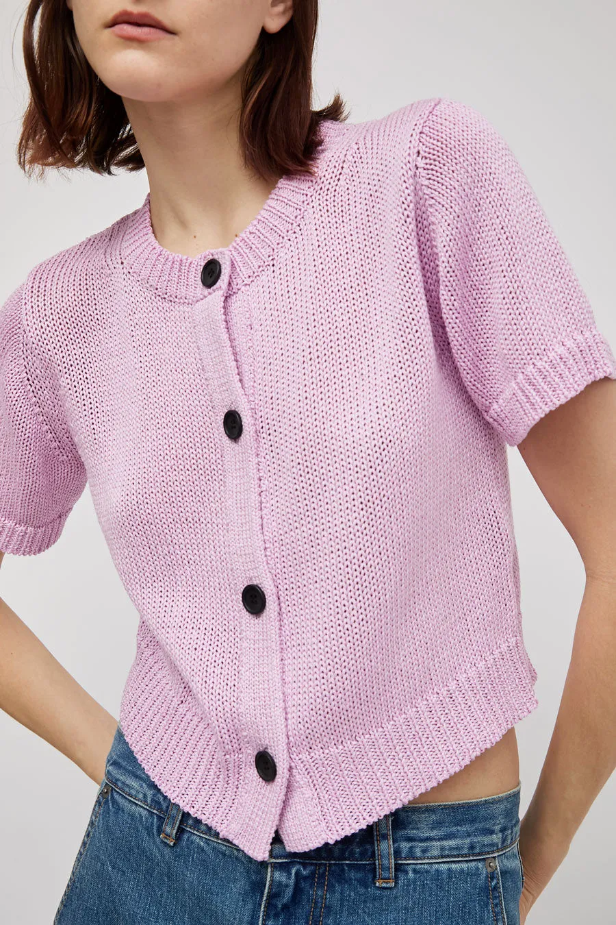 Sayaka Davis Cardigan Pullover in Orchid sold by No. 6 product image thumbnail 3