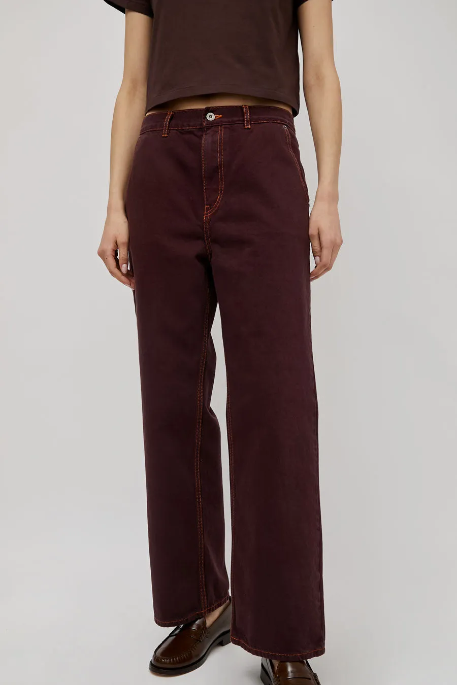 Sayaka Davis Straight Leg Denim in Sangria sold by No. 6 product image thumbnail 3