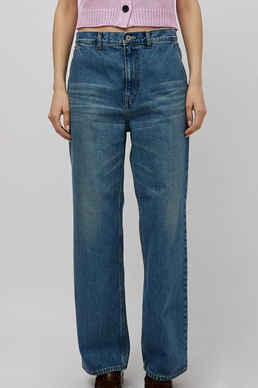 Sayaka Davis Straight Leg Denim in Light Blue sold by No. 6 product image thumbnail 3