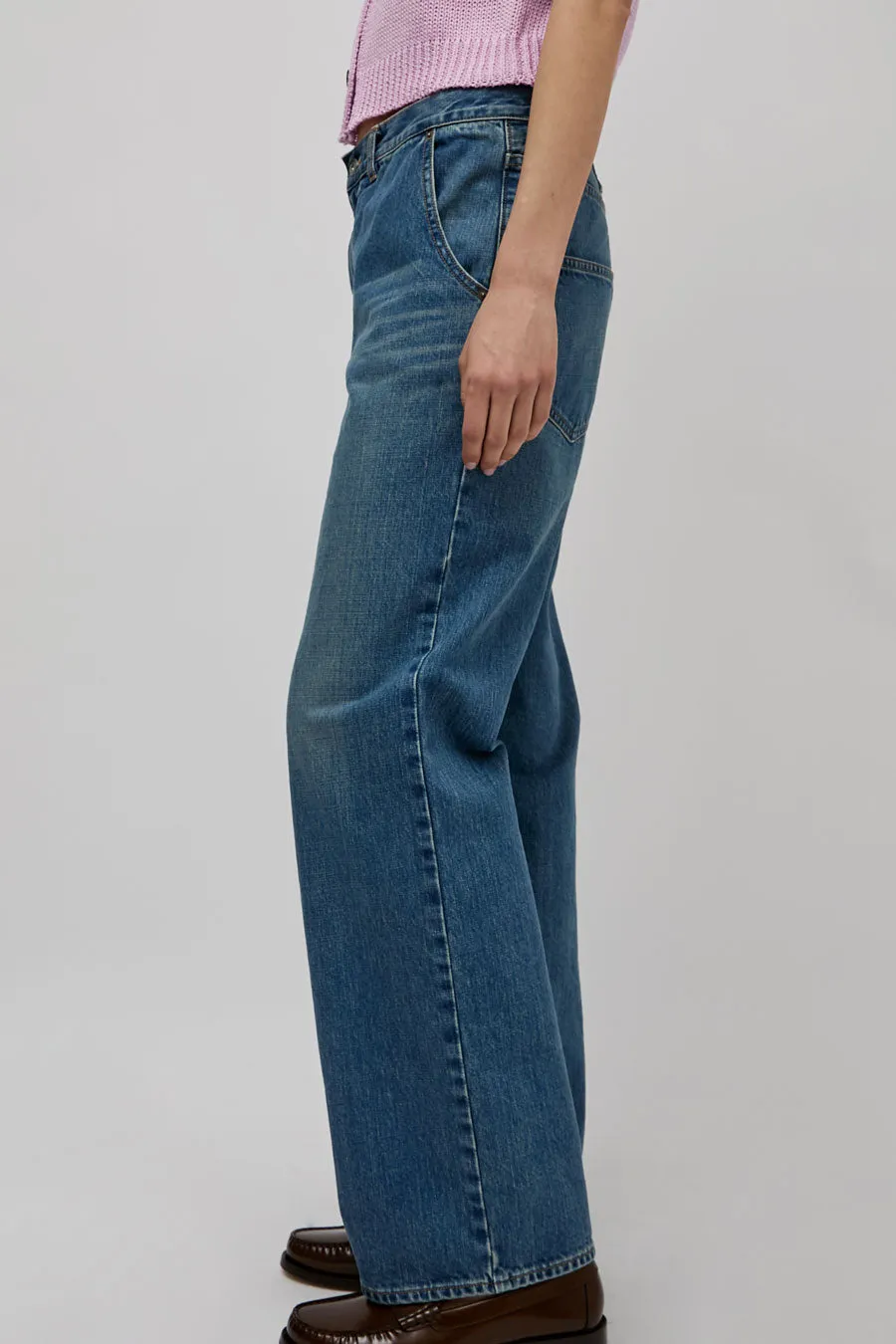 Sayaka Davis Straight Leg Denim in Light Blue sold by No. 6 product image thumbnail 5