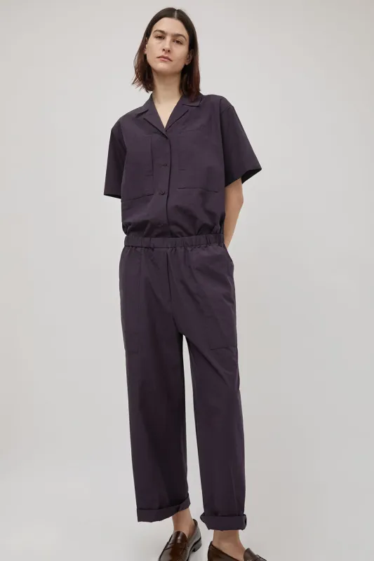 Sayaka Davis Coverall in Raisin made by No. 6