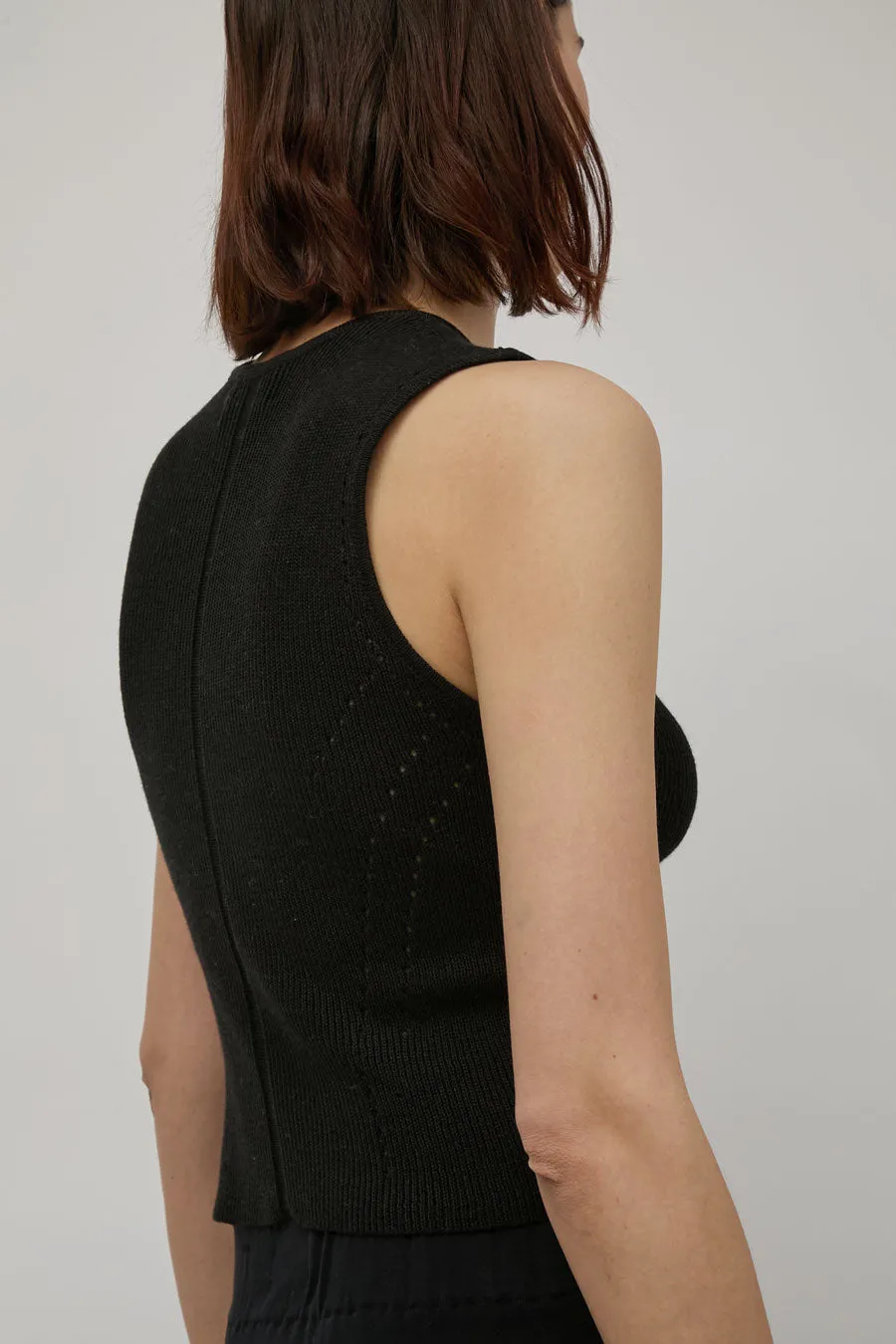 Atelier Delphine High Gauge Compact Top in Black sold by No. 6 product image thumbnail 4