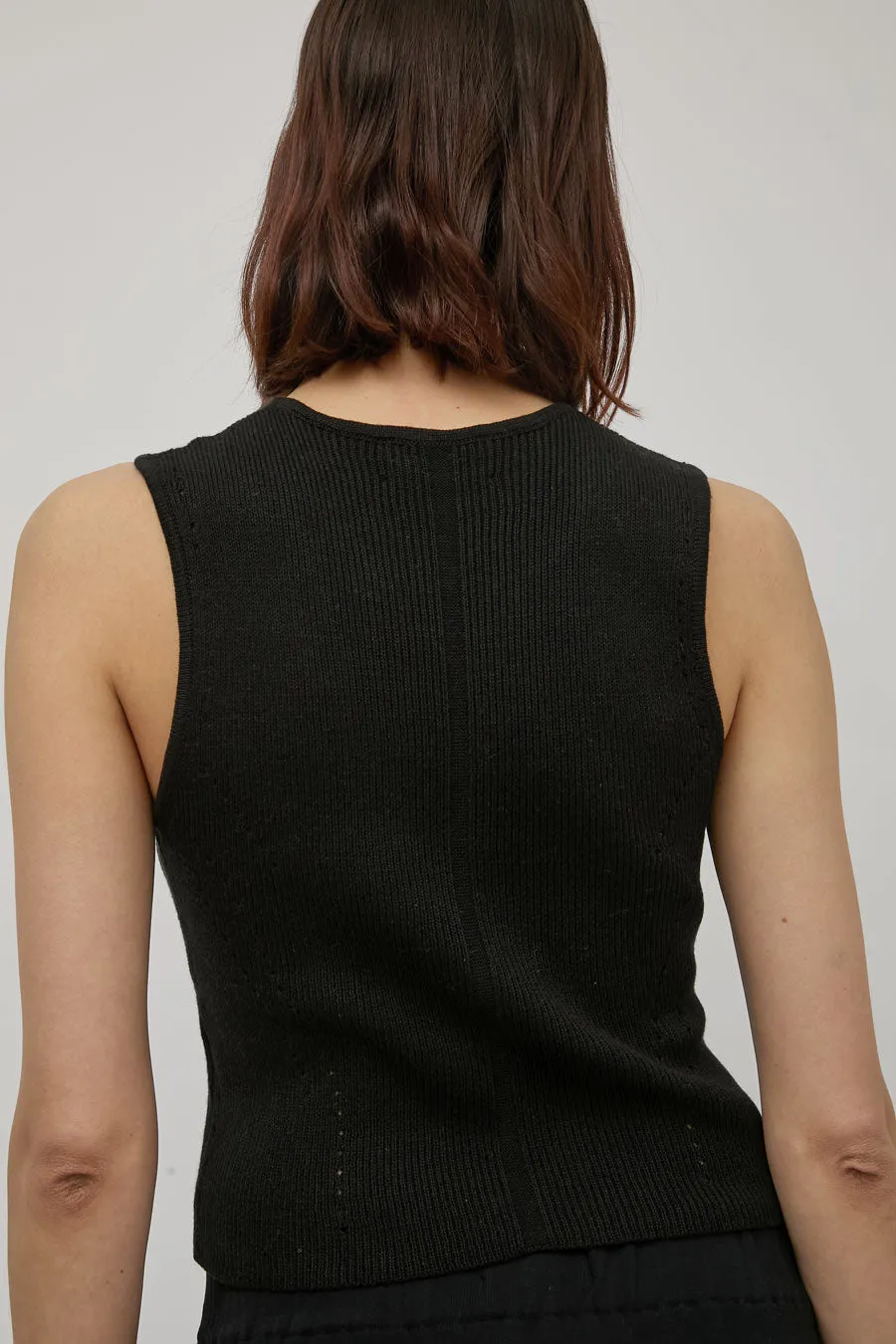 Atelier Delphine High Gauge Compact Top in Black sold by No. 6 product image thumbnail 5