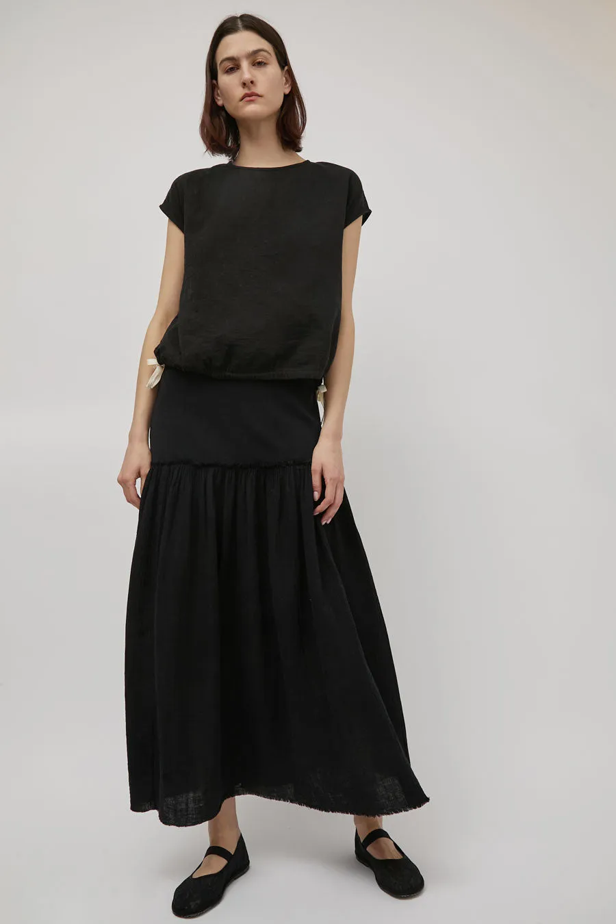 Atelier Delphine Sloane Skirt in Black sold by No. 6