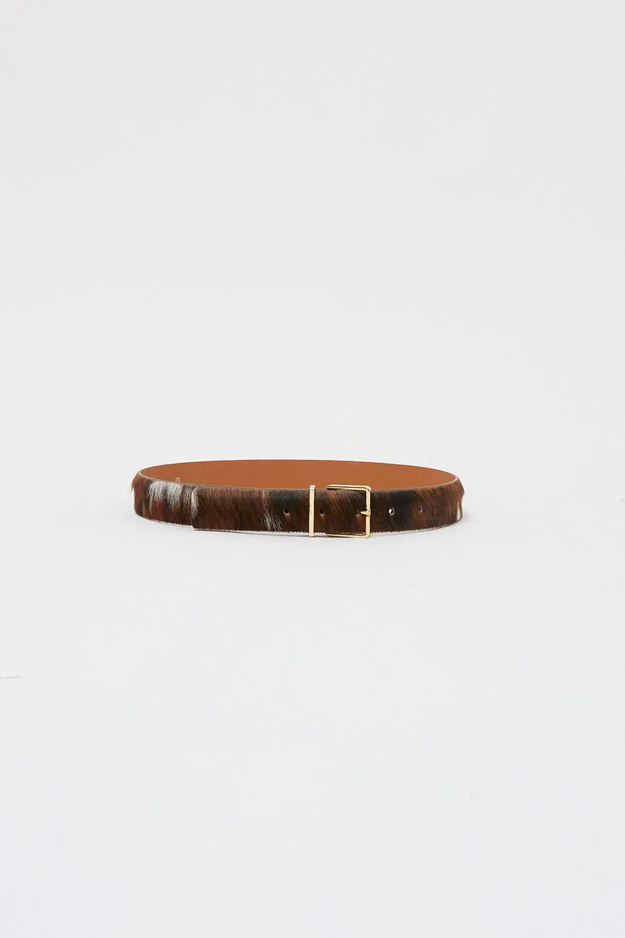 Maison Boinet Calfhair Belt in Cow Print sold by No. 6 product image thumbnail 3