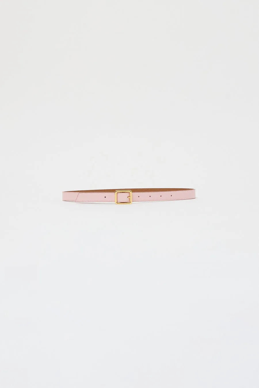 Maison Boinet Thin Reversible Belt in Rose and Havane sold by No. 6 product image thumbnail 2
