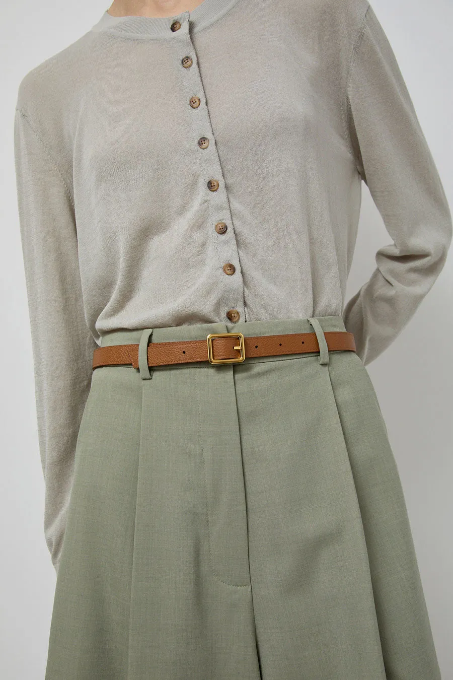 Maison Boinet Thin Reversible Belt in Rose and Havane sold by No. 6 product image thumbnail 5