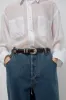 Maison Boinet Western Belt in Burgundy sold by No. 6