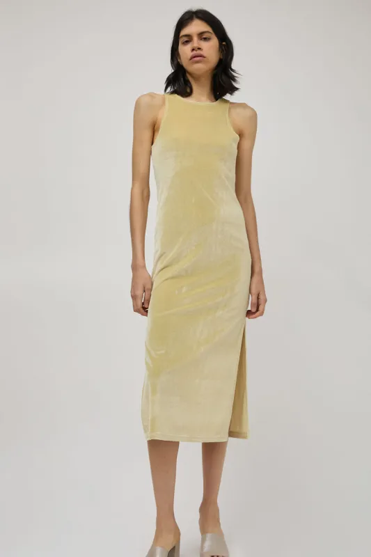 Simone Wild Athletic Dress in Lemon made by No. 6