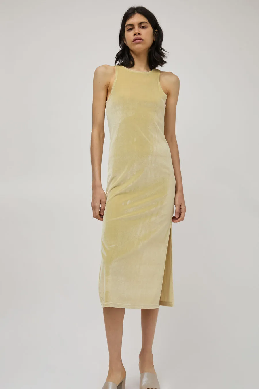 Simone Wild Athletic Dress in Lemon sold by No. 6