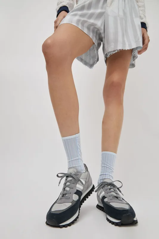 Reproduction of Found 2200FSL Marathon Trainer in Light Gray and Dark Gray sold by No. 6