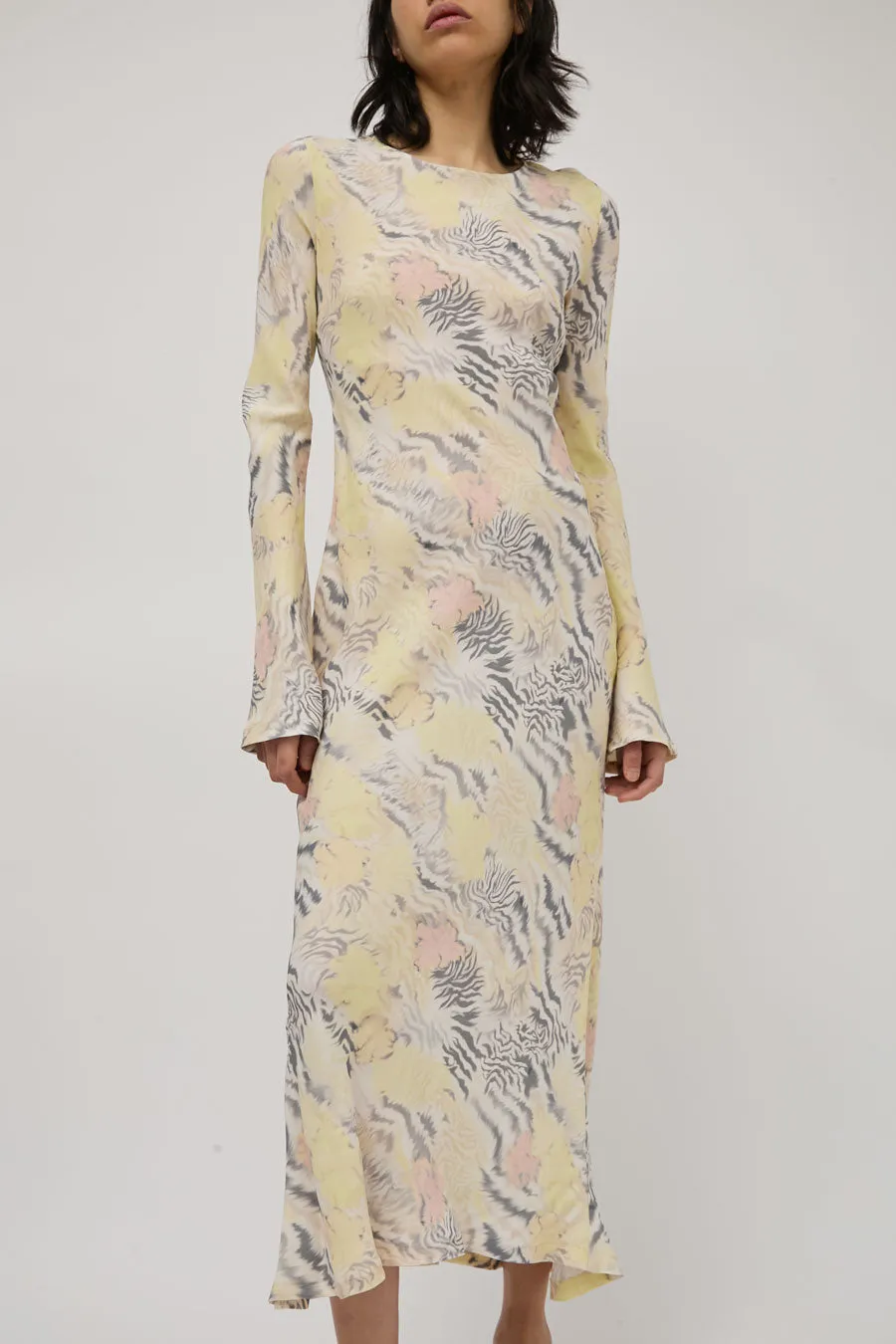 Collina Strada Crepe Yuri Dress in Zebra Floral sold by No. 6 product image thumbnail 3