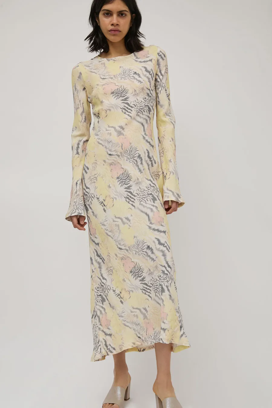 Collina Strada Crepe Yuri Dress in Zebra Floral sold by No. 6
