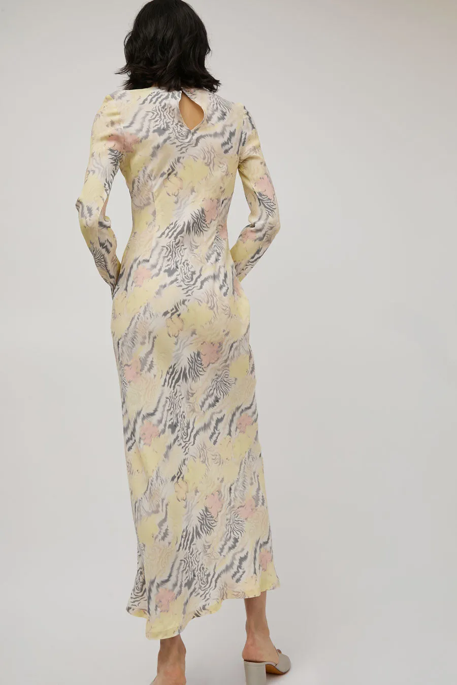 Collina Strada Crepe Yuri Dress in Zebra Floral sold by No. 6 product image thumbnail 5