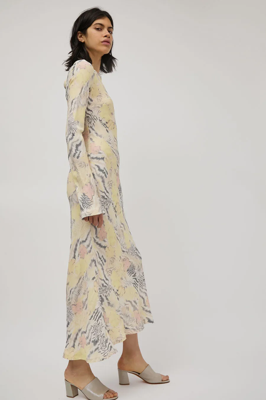 Collina Strada Crepe Yuri Dress in Zebra Floral sold by No. 6 product image thumbnail 4