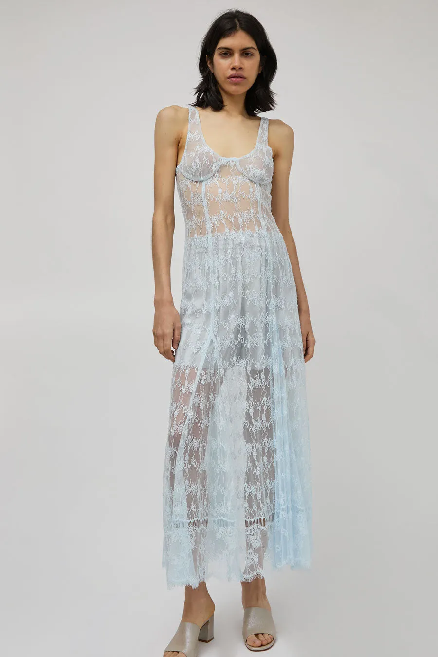 Collina Strada Pamela Dress in Sky sold by No. 6