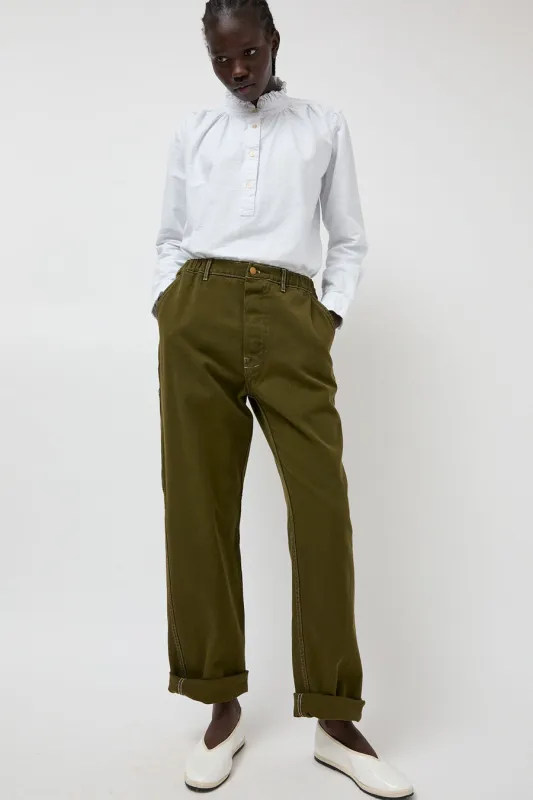 Sultan Wash Petit Baggy US in Khaki Jaune sold by No. 6