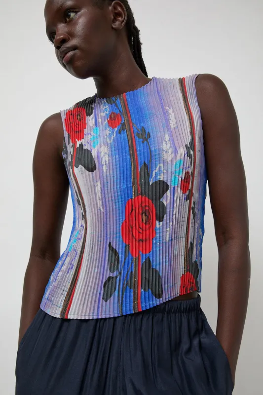 Julia Heuer Thelma Pleated Top in Rudi sold by No. 6